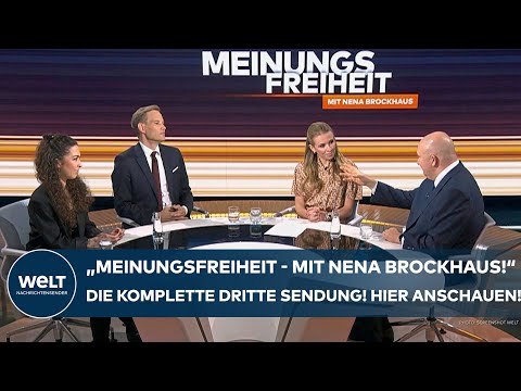 "MEINUNGSFREIHEIT - MIT NENA BROCKHAUS": Die komplette dritte Sendung! Hier anschauen!