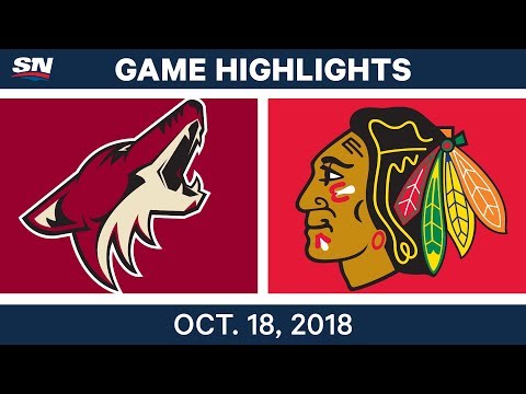 NHL Highlights | Coyotes vs. Blackhawks - Oct. 18, 2018