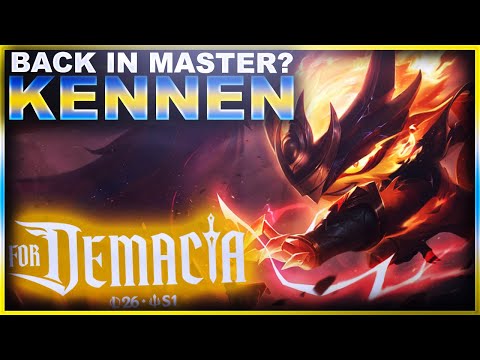 I GOT BACK TO MASTER!?! KENNEN TIME! | League of Legends