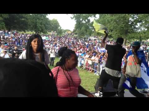 Garifuna Outlawz Central American parade 2014 ( On stage view