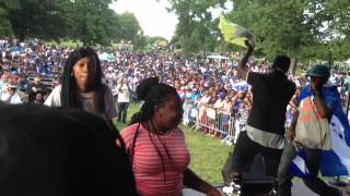 Garifuna Outlawz Central American parade 2014 ( On stage view