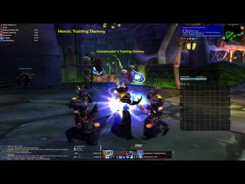 arcane mage t10 4p burst test target dummy 11.1k dps