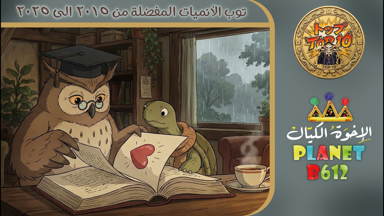 توب الانميات المفضلة من 2015 الى 2025