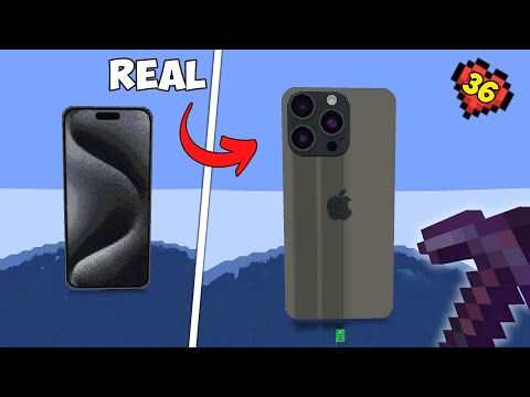 Sathxu - I Built a REAL iPhone 15 Pro Max in Minecraft Hardcore