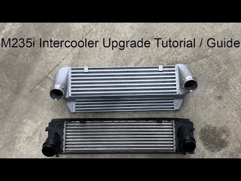 BMW M235i / N55 Intercooler Upgrade Tutorial / Tips