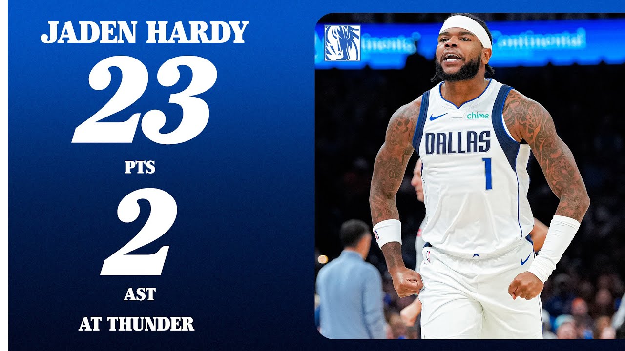 Jaden Hardy (23 PTS 2 AST) at Oklahoma City Thunder | December 5, 2025