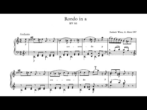 Mozart: Rondo in A minor K 511 - Artur Balsam, 1961 - MHS 1816
