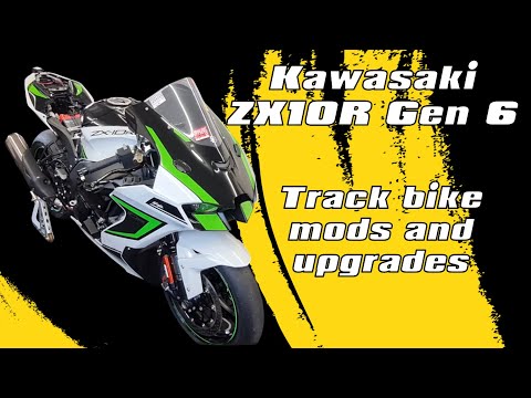 Kawasaki ZX10R Gen 6 Track Bike Mods and Upgrades
