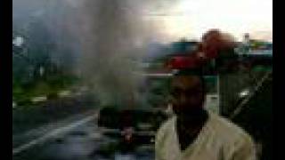 preview picture of video 'Port-Louis Motorway Fire'