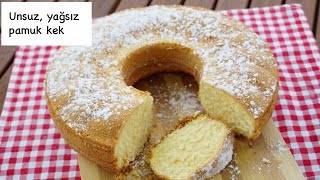 Herkesin tarifini istediği pamuk kek / un yok ! yağ yok ! / kek tarifleri / Figen Ararat