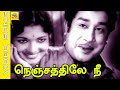 Nenjathile Nee Video Song Santhi Old Tamil Movie Sivaji Ganesan Devika Vijaya Kumari 90s