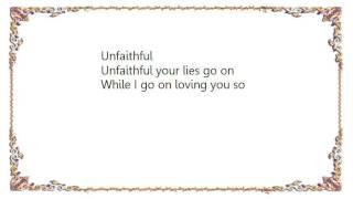 Hank Snow - Unfaithful Lyrics