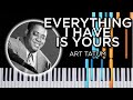 Art Tatum - Everything I Have Is Yours (Piano Tutorial)