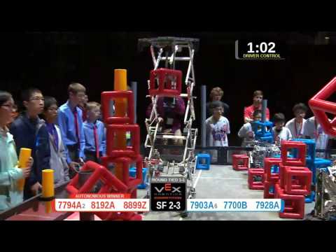 2015 VRC-MS Spir SF2-3 -  (7794A 7903A) 100-Spirit Div-VRC Middle School-VEX Worlds 2015