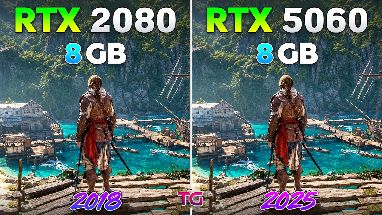 RTX 2080 vs RTX 5060 - 7 Years Difference