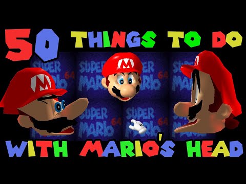 50 Things to do With Mario's Head in Super Mario 64 - Thane Gaming