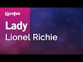 Lady - Lionel Richie | Karaoke Version | KaraFun