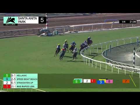 Santa Anita Park Carrera 5 (The Speakeasy Stakes) - 2 de Octubre 2022