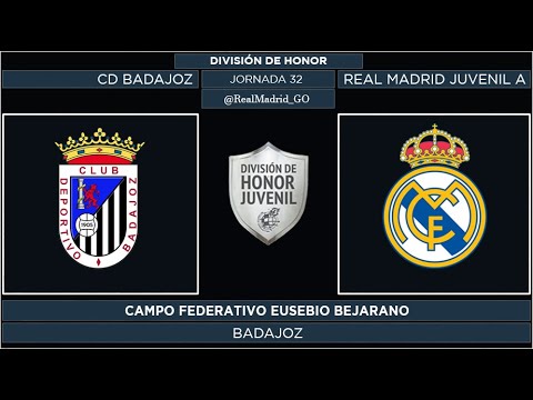 CD Badajoz - Real Madrid Juvenil A | División de Honor Juvenil 2021/22 | Jornada 32