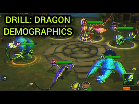 DRILL: DRAGON DEMOGRAPHICS Completed | Full Walkthrought | Gauntlet Event | Dragons: Rise Of Berk