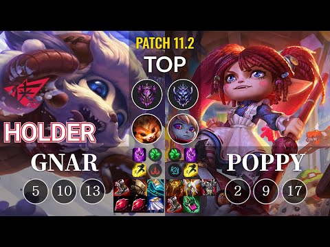 RW Holder Gnar vs Poppy Top - KR Patch 11.2
