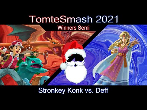 TomteSmash 2021 - Stronkey KonK (Pokémon Trainer, Lucina) Vs. Deff (Zelda, Yoshi, Joker)
