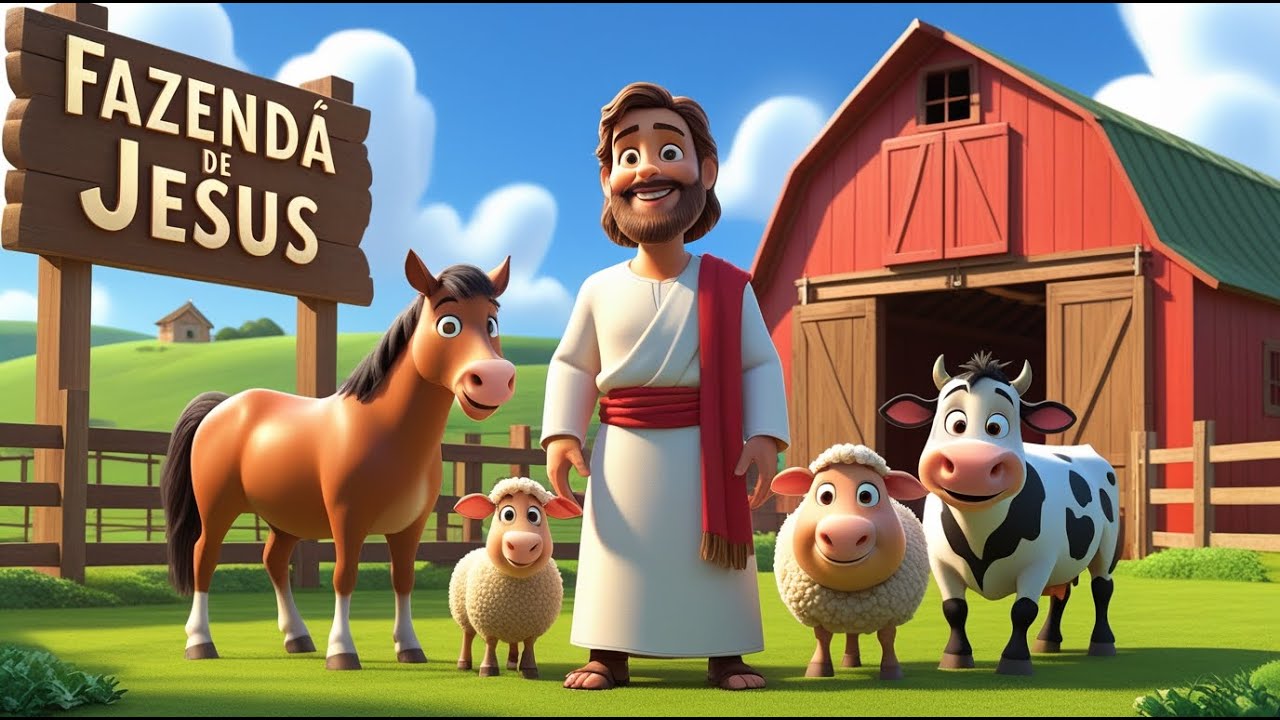 JESUS NA FAZENDINHA | 15 MIN. COM JESUS | Música Infantil Gospel