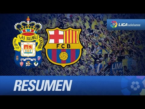 Resumen de FC Barcelona B (0-2) UD Las Palmas - HD