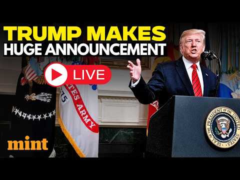 Donald Trump LIVE: US President Trump Makes Urgent Announcement | Trump's Big Speech LIVE | US News