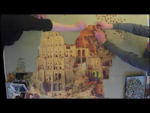 Satisfying Jigsaw Puzzle time lapse 9000 pieces
