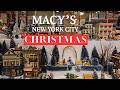 Macy S Christmas Wonderland NYC Santaland Decorations Magic Holiday Tour 4K 2025 Manhattan