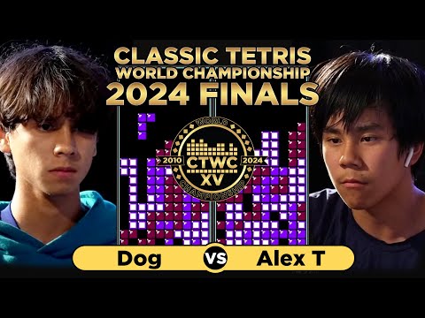 DOG vs ALEX T - Classic Tetris World Championship 2024 Finals