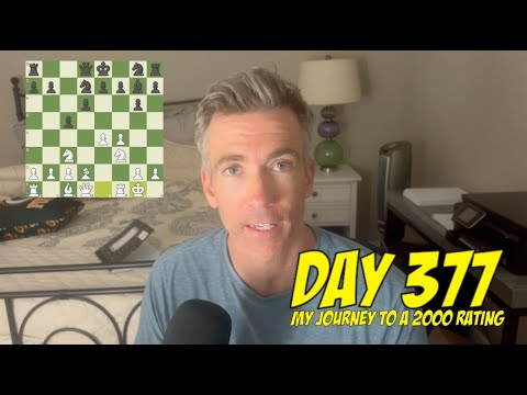 Day 377: Playing chess every day until I reach a 2000 rating