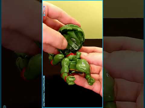 TMNT Mutatin Raph - How to Convert Pet Turtle to Ninja Turtle #Shorts | TGT Exclusive! | HNE Toys