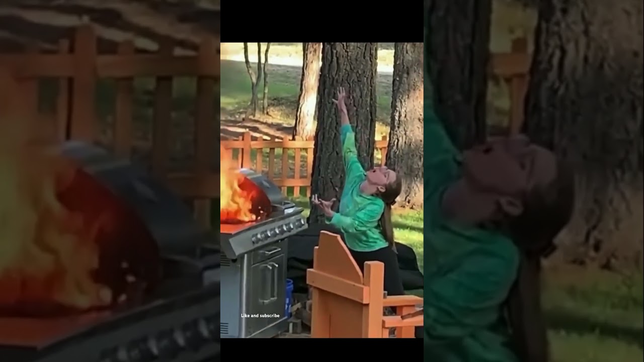 바베큐 그릴 근처에서 조심해야 하는 것 :