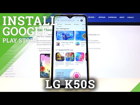 Add Account to Play Store - LG K50S & Google Play Store Settings