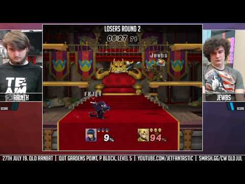 CWQLDJuly Project M  - Losers Round 2 - Rainth (Lucario) vs Jewbs (Link)
