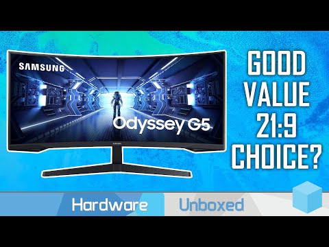 External Review Video xNIzqm5t6o0 for Samsung Odyssey G5 C34G55T 34" UW-QHD Ultra-Wide Curved Gaming Monitor (2020)