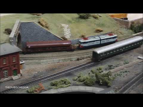 TRENI MERCI IN TRANSITO SUL PLASTICO DEL CUNIFER A BORGO S. DALMAZZO. (CN) VEN. 16 - 7 - 2021.