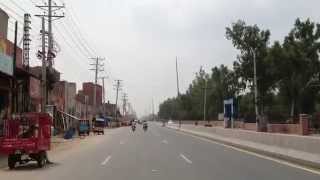 preview picture of video 'Sarghoda Road Faisalabad roadview (kamal pur to allied chowk)'