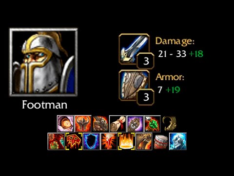 Fully buffed Footman