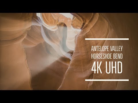 Antelope Canyon & Horseshoe Bend 4k (UHD)
