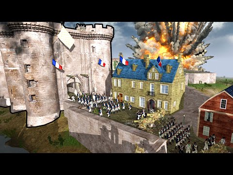 Can 100 French Guard Hold the BASTILLE Defense?! - Men of War: French Revolution Mod