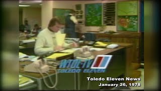 Blizzard of '78: Toledo Eleven News at 6 p.m. | WTOL 11 Vault - Jan. 26, 1978