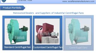 preview picture of video 'Industrial Axial & Centrifugal Fan Manufacturers from India'