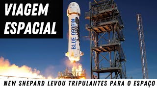 A nave New Shepard, da Blue Origin, levou Jeff Bezos  rbita da Terra nesta tera-feira (20)