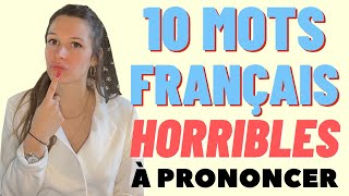 10 HARD WORDS TO PRONOUNCE in French FOR FRENCH LEARNERS