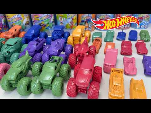 🤯 HOT WHEEL MONSTER TRUCKS vs. HOT WHEEL COLOR REVEAL COLOR SHIFTERS