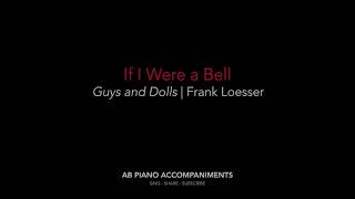 If I Were A Bell - Guys and Dolls (Frank Loesser) [Piano Backing Track]