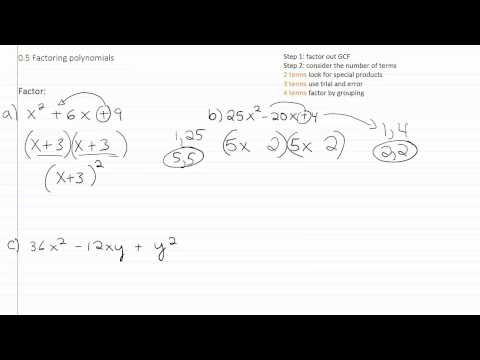  Factoring Polynomials p6